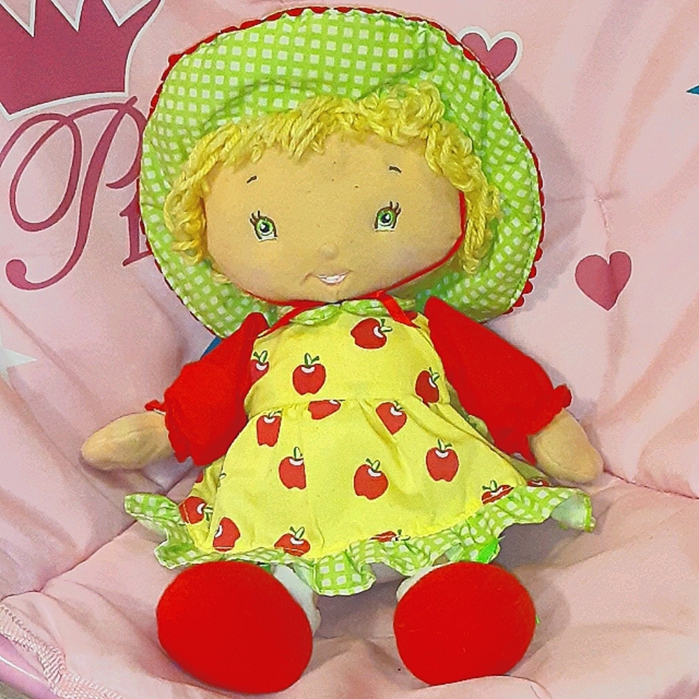 Apple blossom talking doll plush 13" long